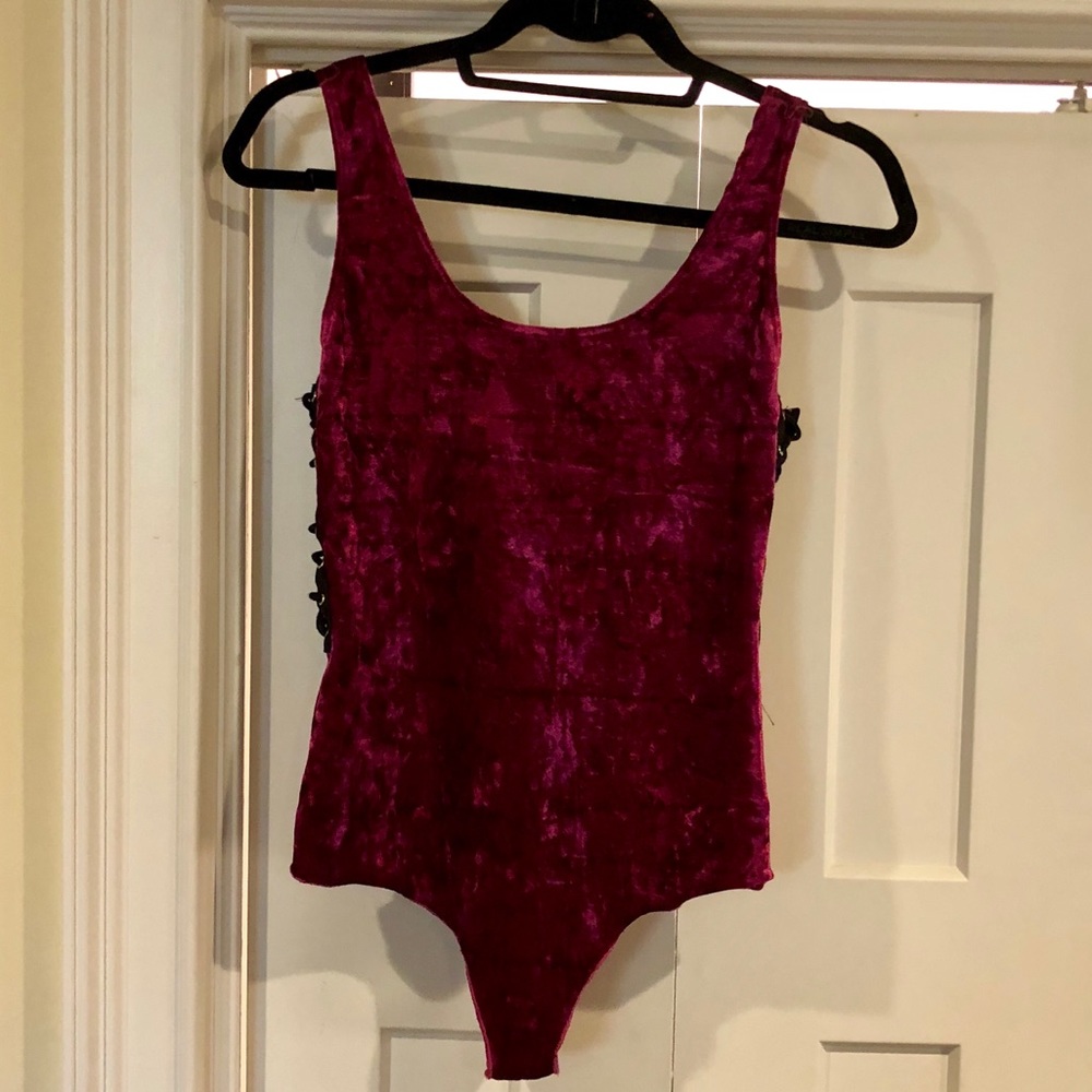Crushed Velvet bodysuit